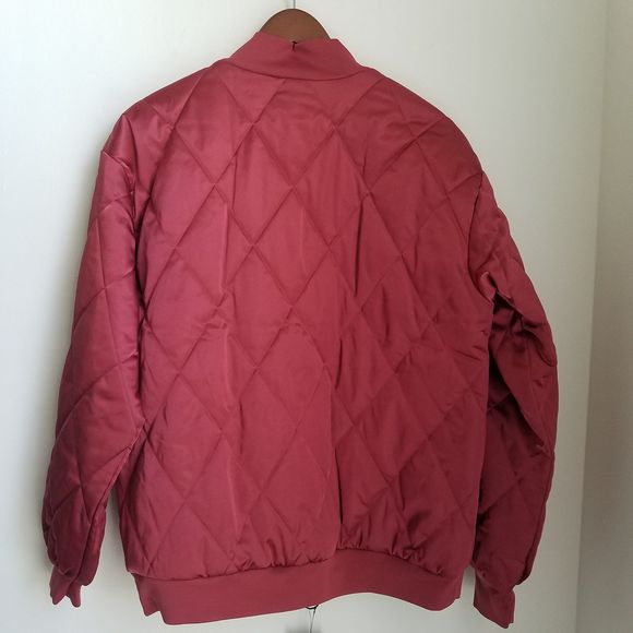 SOLD! NIKE Air Satin Fill Bomber Jacket NWT - Picture 6 of 12